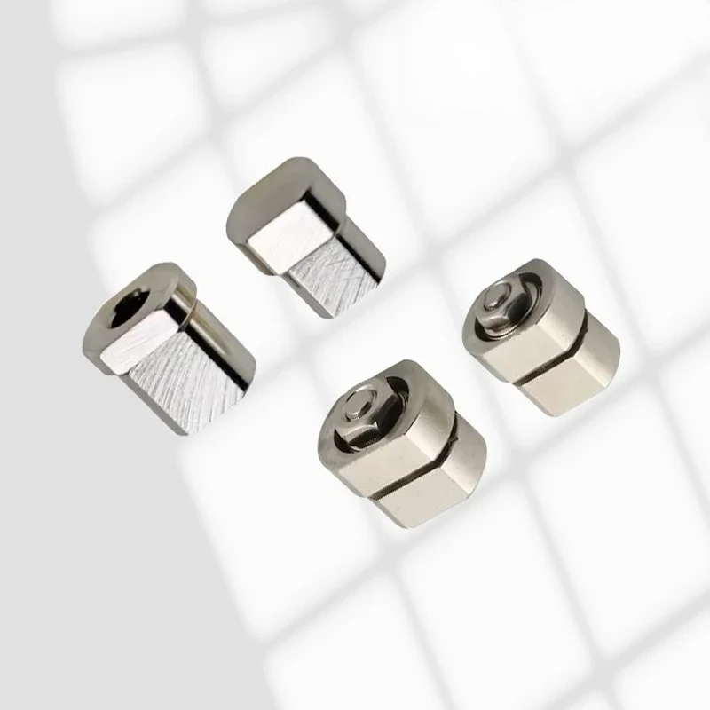 6pcs 360-Degree Free Stop Small Damping Iron Hinge with Torque Shaft Medical Equipment  Arbitrary Positioning Hinge Desk Lamps