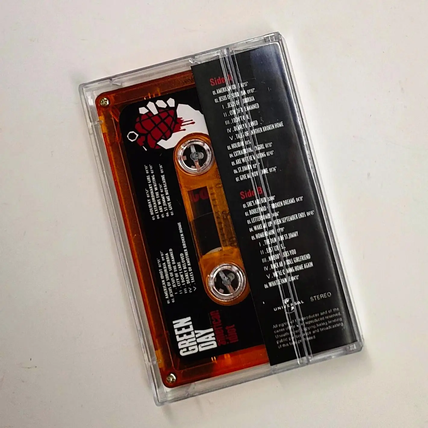 Punk Rock Green Day Billie Joe Music Tape Greatest Hits Album Holiday Cassette Cosplay Walkman Recorder Car Soundtracks Box Gift