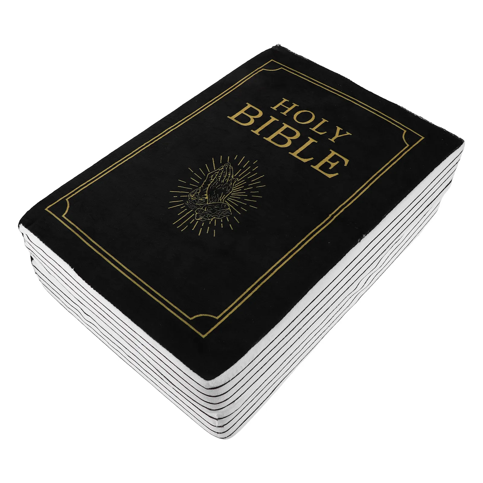 

Creative Bible-Shaped Pillow Book Comfortable Cushion for Reading Relaxing Cuddling Sofa Chair Bed Decorative Christian Throw