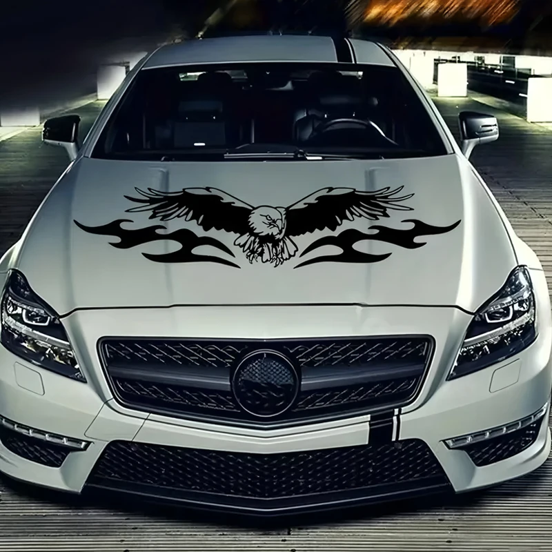 ملصق سيارة Flying Eagle Spreading Wings ملصقات إبداعية ومضحكة لمحبي الرسوم المتحركة، جودة عالية للدراجات النارية والشاحنات والسيارات