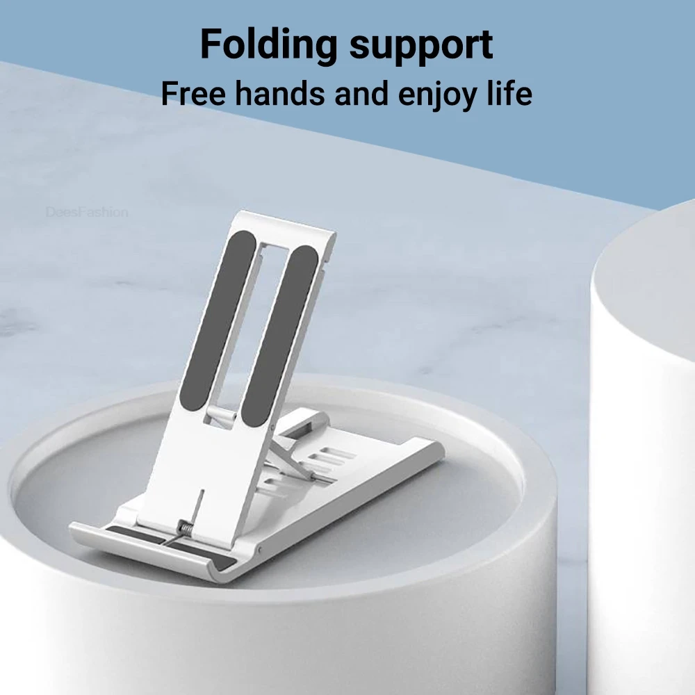 

Portable Mobile Phone Stand Foldable Mobile Phone Stand For iPad iPhone Samsung Scalable Phone Tablet Holder Desktop Bracket