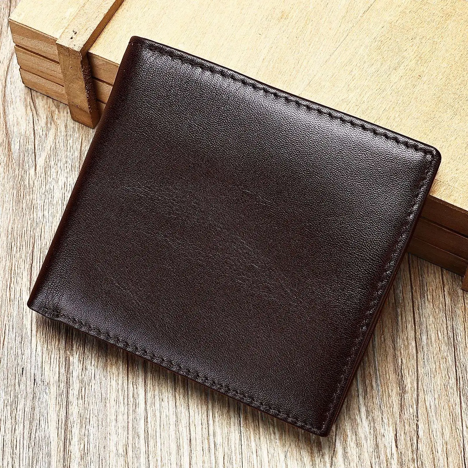

Genuine Leather Men's Clutch Bag Large Capacity Top Layer Cowhide Handbag Multi-Card Slot Stylish Men's Wallet by Maronté