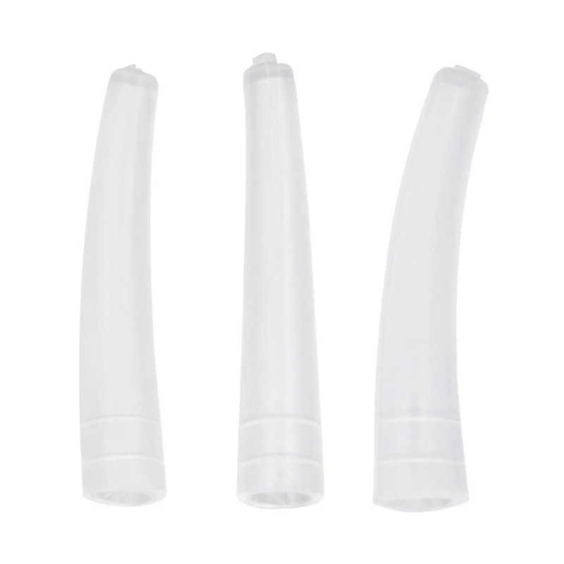 100Pieces Grafting Eyelashes Tweezers Eyelashes Auxiliary Tools Silicone Covers Tips Tweezers Protective Sleeve Case