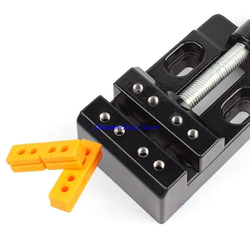 57BE الألومنيوم طاولة صغيرة ملزمة الفك نحت مقعد الحفر المربى ضغوط نائب مقطع صغير قابلة للتعديل الأدوات المجوهرات DIY #4