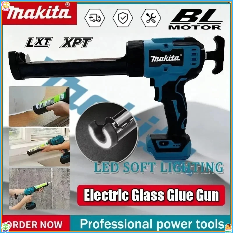 

Makita Electric Glass Glue Gun Cement Glass Adhesive Glue Seal Sealant Wireless Glass Doors Windows Filling Sewing Gun Tool