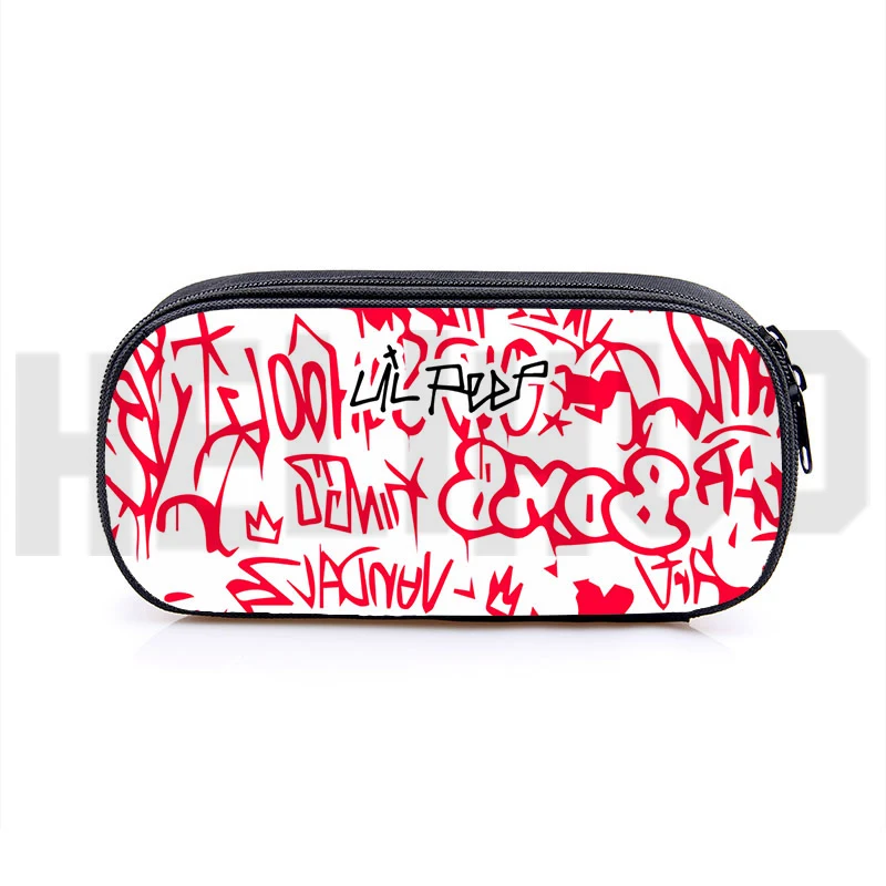 Educational Pencil Pouch Rapper Lil Peep 3D Pencil Case Stationery Back To School Boy Girl Lil Peep Pen Box Fashion Cosmetic Bag