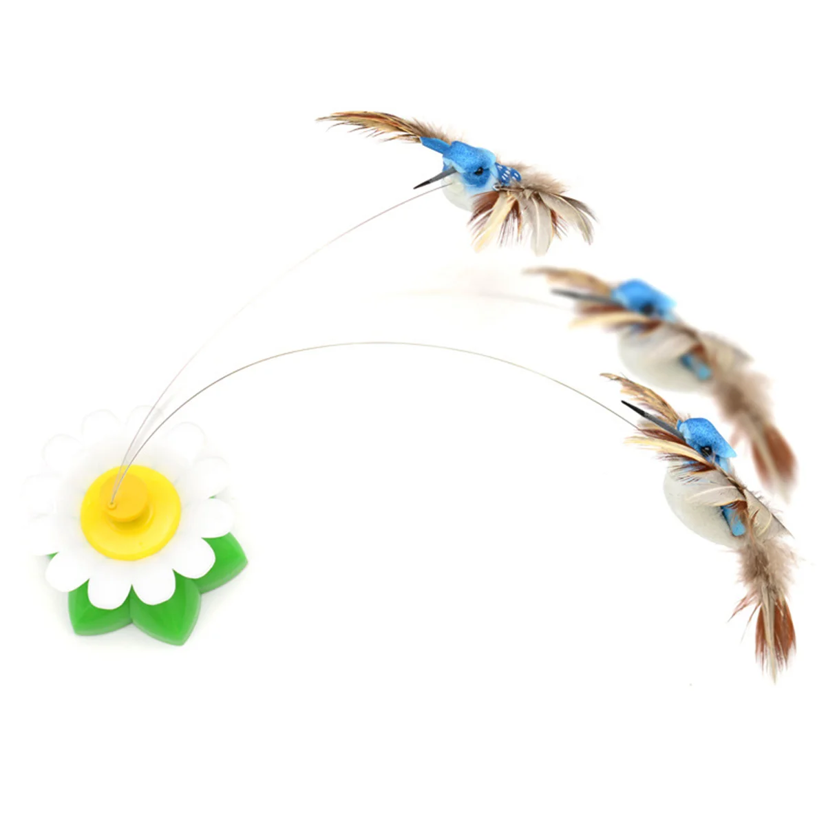 

Interactive Funny Cat Toys Electric Rotating Bird with Steel Wire Cat Teaser Toy (Random Color) Cat Teaser Toys