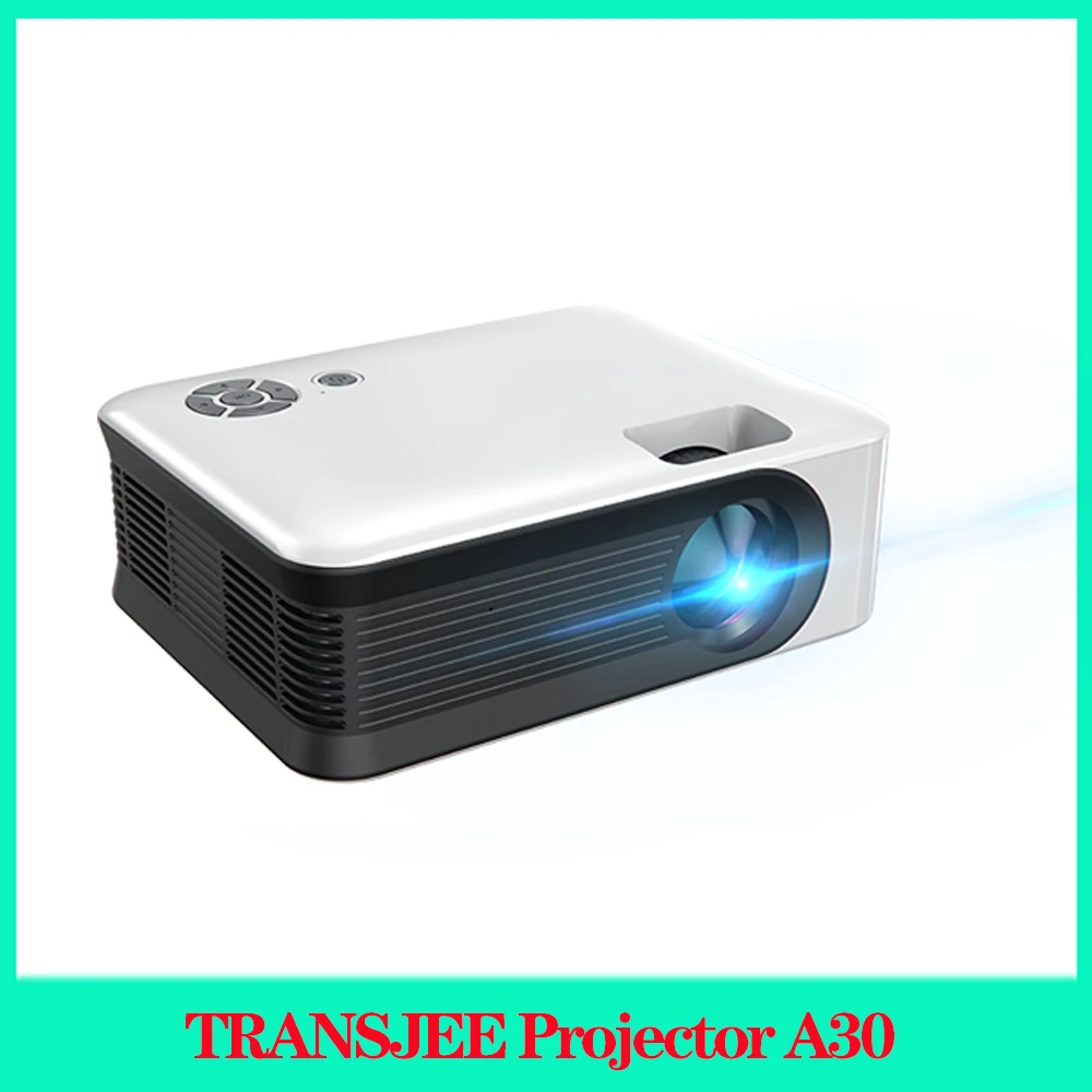 

TRANSJEE Projector US/EU/UK A30 AI voice remote control Android Projetor 2600 Lumens Smart Home Cinema Portable LED Projector