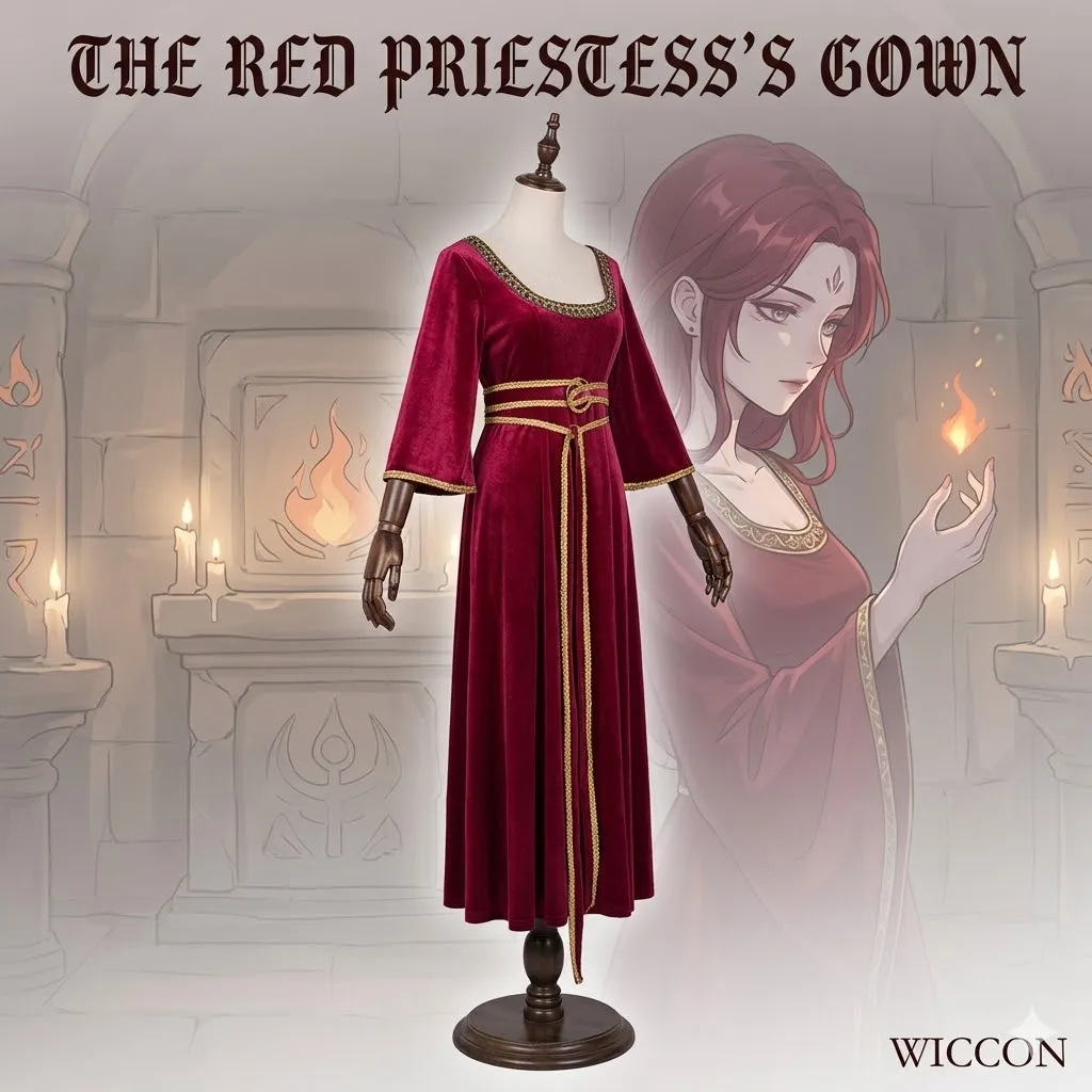 

Gothel Red Jumpsuit Cosplay Costume With Belt Full Set Stylish Outfit For Women Halloween Carnival Party Dress Up