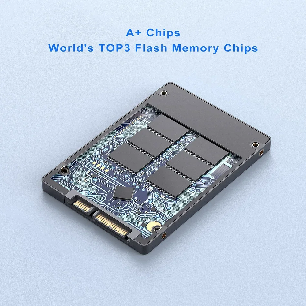 OSCOO 2.5 بوصة 120 جيجابايت 240 جيجابايت محرك الأقراص الصلبة الداخلي Sata3 ثلاثية الأبعاد TLC NAND Flash SSD لأجهزة الكمبيوتر المحمول سطح المكتب المحمول القرص الصلب