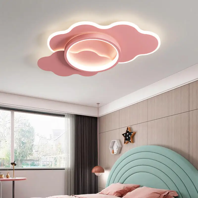 الحب سحابة الخماسي Led ضوء السقف لغرفة الأطفال رياض الأطفال الحضانة غرفة نوم الديكور تركيبات الإضاءة الداخلية