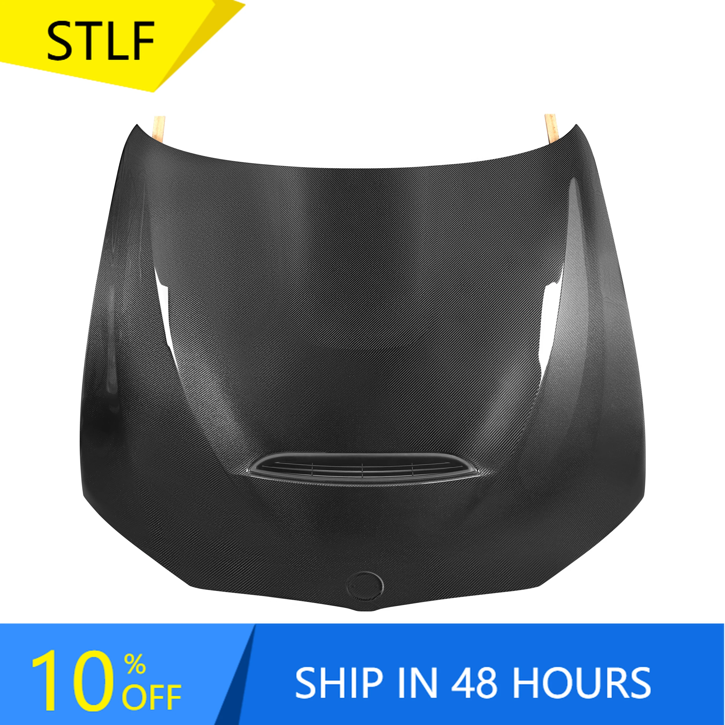 

STLFGTS Style Carbon Fiber Front Hood Engine Bonnet for BMWs 3 Series G20 G28 2020-2022 Replacement Engine Hood