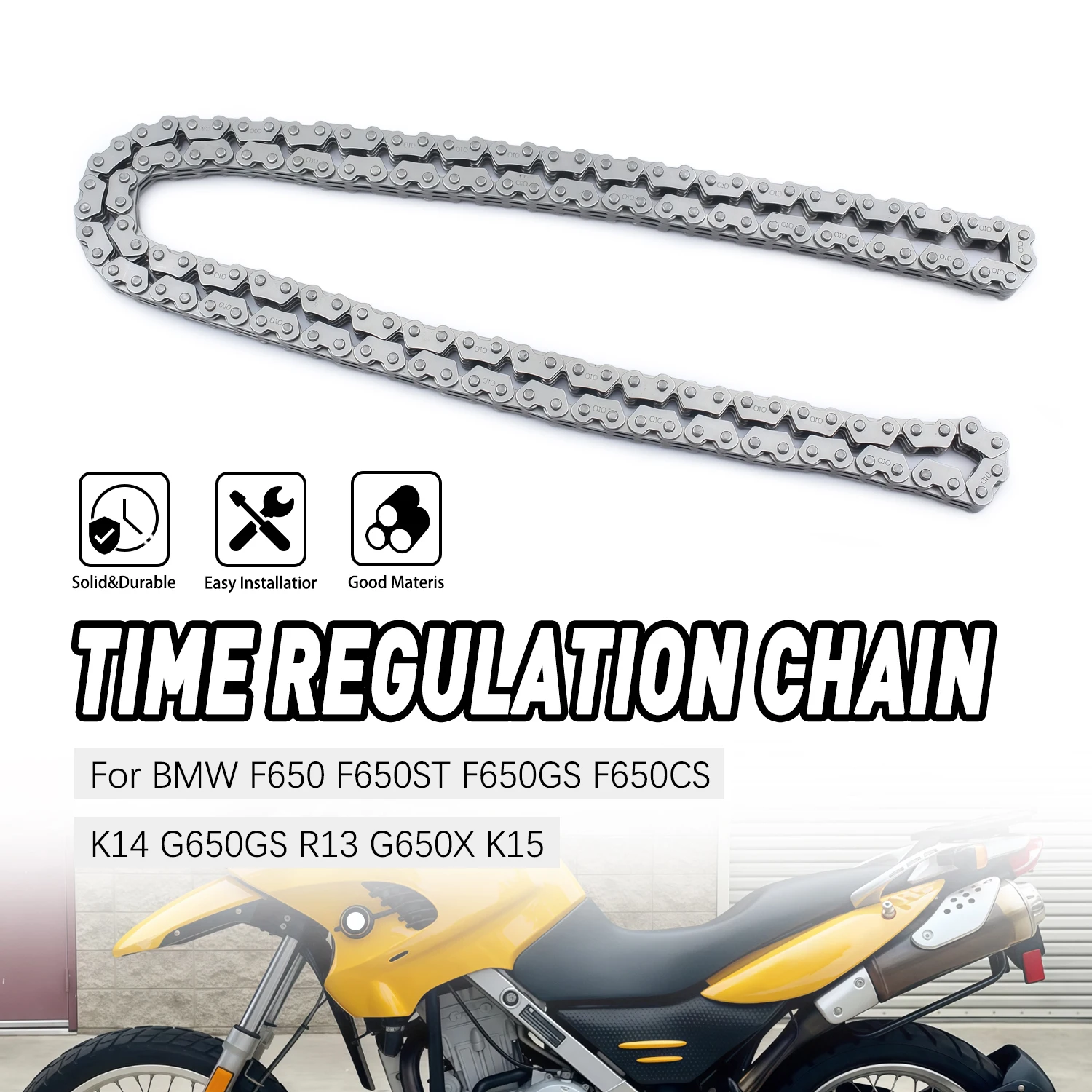 

Motorcycle Motorbike Engine Parts Cam Timing Chain For BWM F800ST 2004-2012 F800S 2004-2010 F800GT 2011-2019 F800R 2005-2019