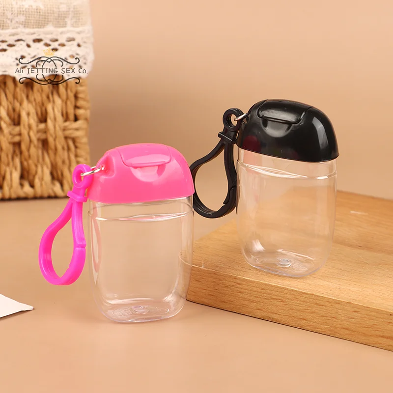 30ML Mini Soap Dispenser Container Portable Refillable Bottles With Hook Hand Sanitizer Alcohol Cosmetics Container Outdoor