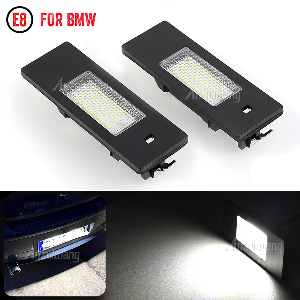 

1pair Car LED License Plate Light for BMW E46 E90 E60 E36 E30 E34 E39 E53 E70 E71 E92 E93 X1 X3 X5 Number Lamp Car Accessories