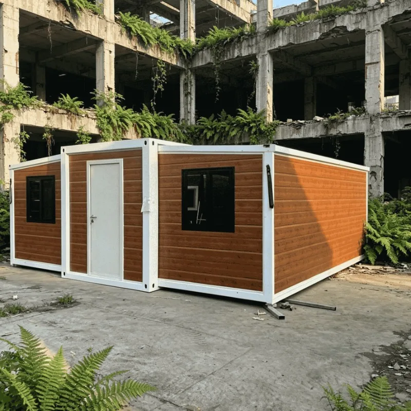 Prefab Quick Build Container Tiny House 20ft Foldable Portable Mobile Office Living