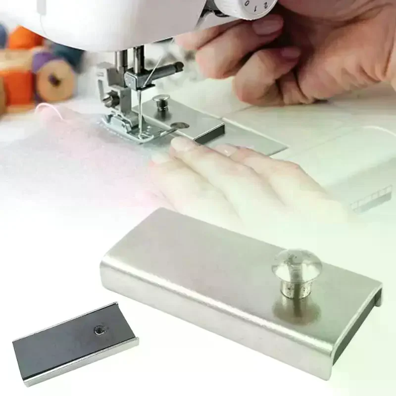 1Pc Magnetic Seam Guide For Sewing Machine Magnet Seam Guide Ruler Straight Seam Gauge Sewing Machine Products Tool