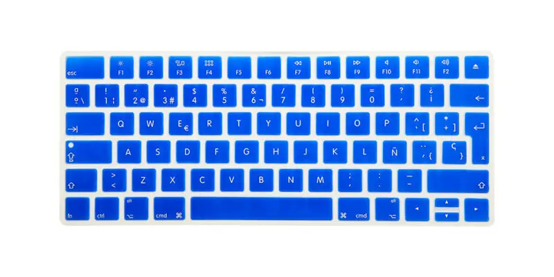 Spanish European For Apple New Magic Keyboard 2 Release in 2015 Spain Wireless keyboard Silicone Keyboard Cover Protector Skin