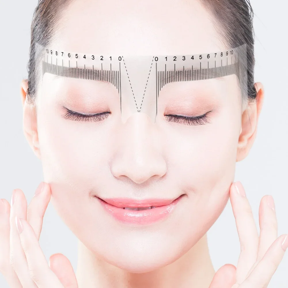 Eyebrow Rulers Tool  Measures Microblading Permanent Make Up Eyebrow Tattoo Position Ruler