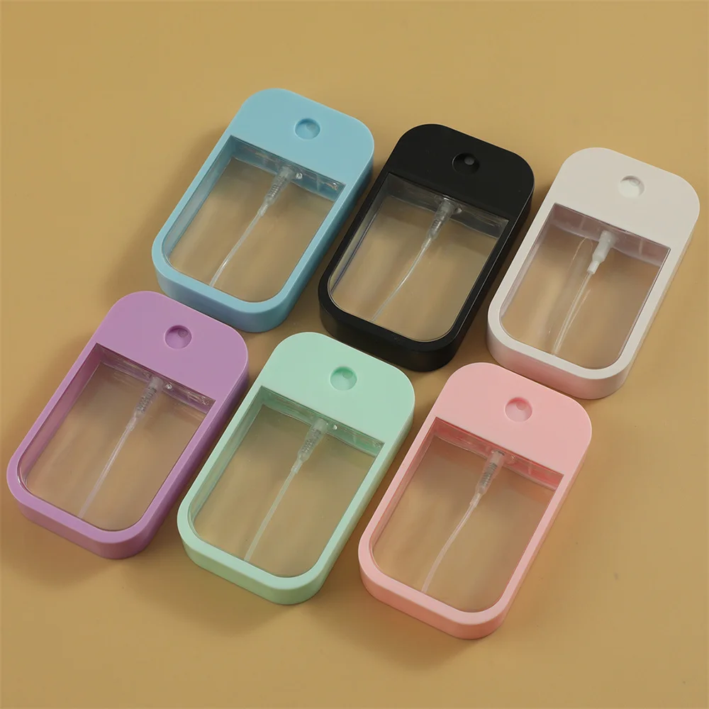 New 45ml Portable Refillable Hand Sanitizer Alcohol Bottles Mini Card Spray Bottle Travel Sub-bottling Cosmetics Press