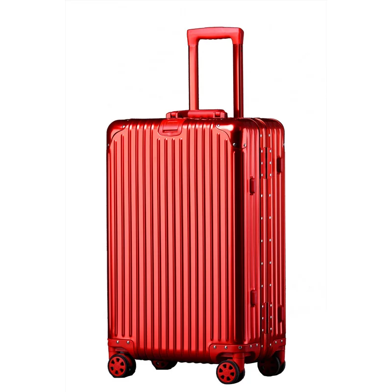 Business Classic All Aluminum Alloy Trolley Case Hard Case 20 \