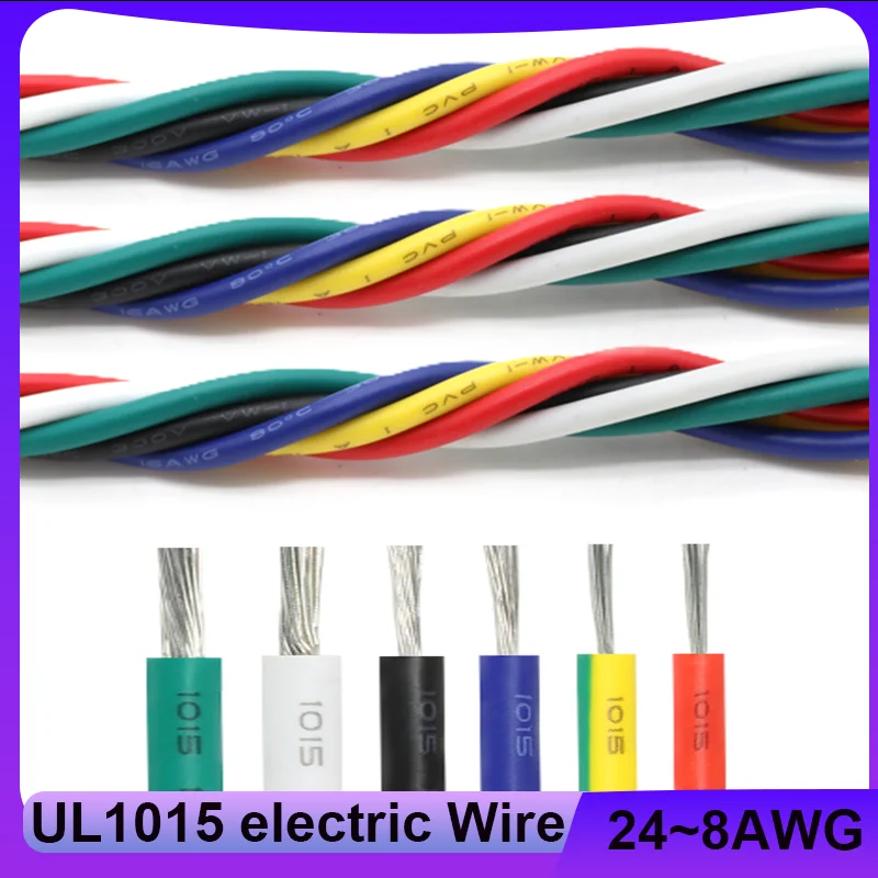 

UL1015 electronic wire, tin plated copper wire, PVC insulation, environmentally friendly and flame-retardant electronic wire