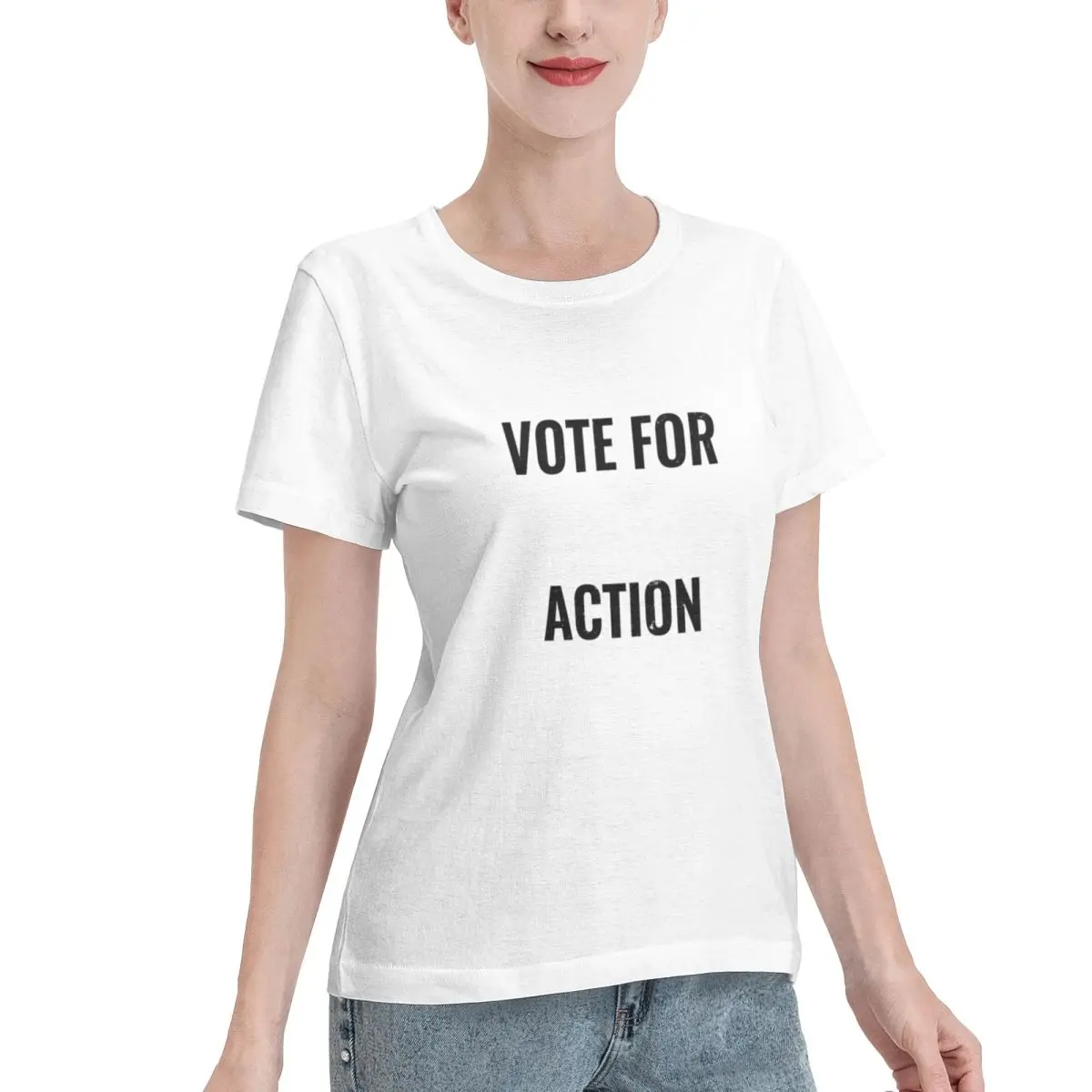 No Fade Vote For Climate Action - Stop Climate Change Women's T-shirt Aesthetic Outfit Summer Women Top