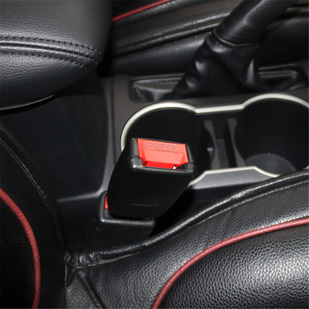 Car seat belt tongue straight insert for Land Rover Discovery 3 4 5 Freelander 2 Range Rover Evoque Sport