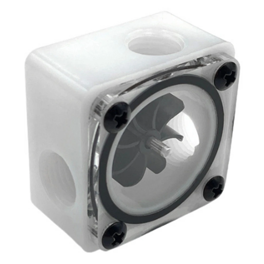 مراوح الكمبيوتر تدفق متر مؤشر تدفق مياه التبريد لنظام تبريد المياه PC 3 Way-AU47 #5