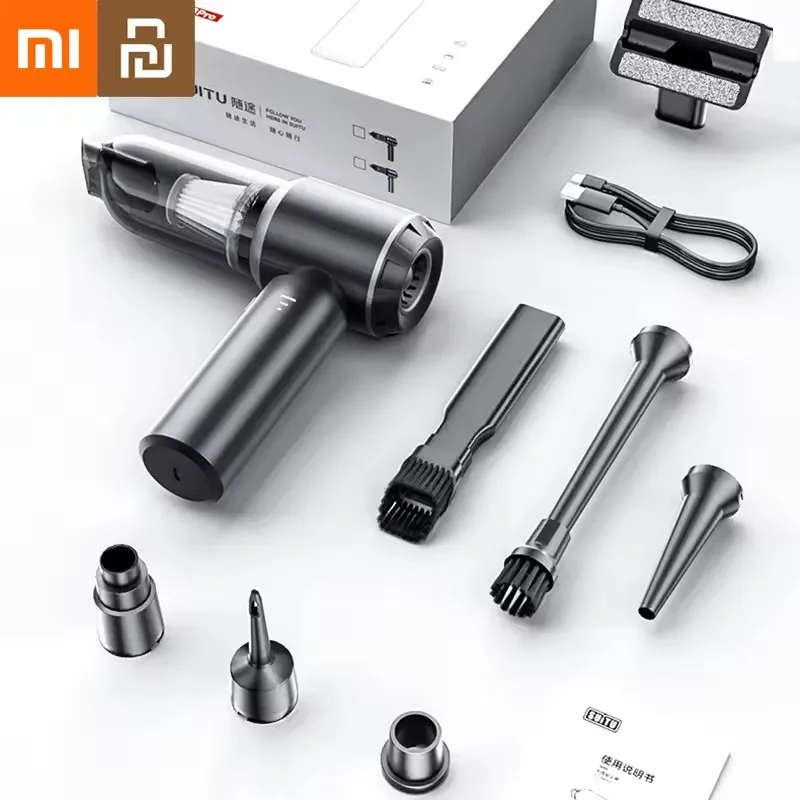 مكنسة كهربائية للسيارة من Xiaomi Youpin، شفط قوي، مكنسة كهربائية لاسلكية محمولة باليد، ماكينة تنظيف جديدة