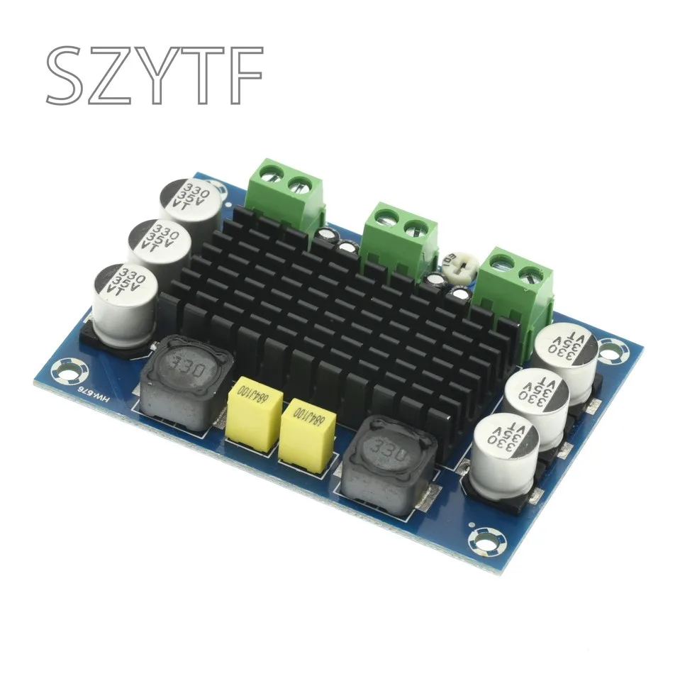 XH-M542 Mono 100W Digital Power Amplifier Board TPA3116D2 Digital Audio Amplifier Board 12-26V