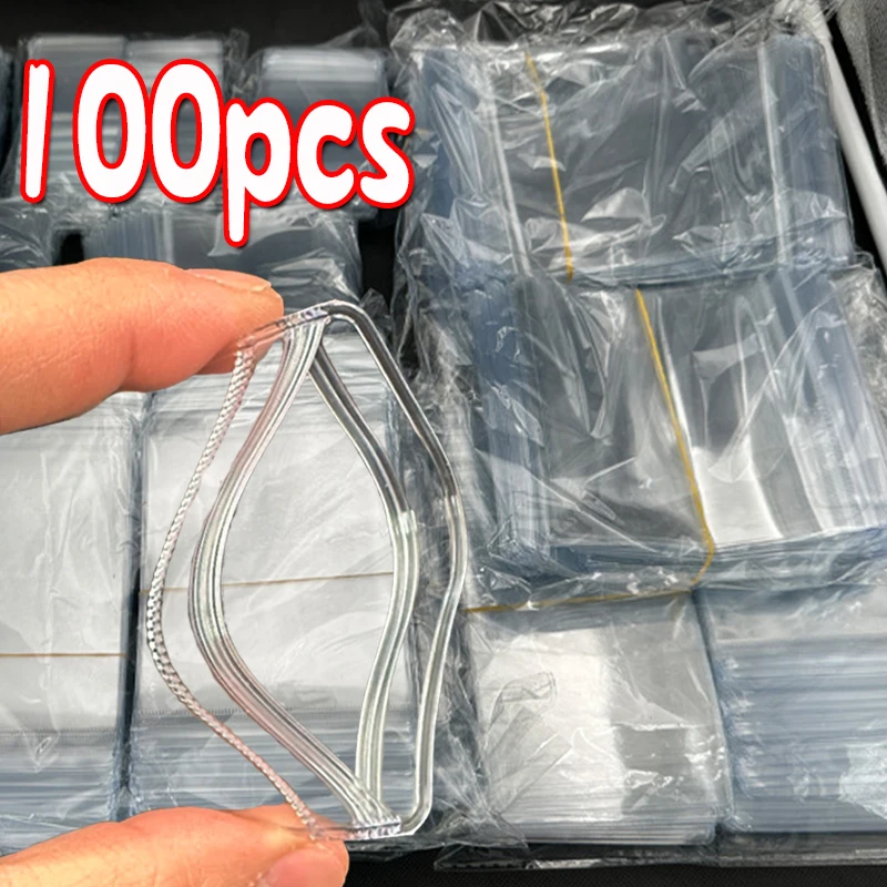 

10/100pcs Transparent Thicken PVC Jewelry Package Bags Anti-Oxidation Organizer Display Packaging Storage Self Sealing Pouches