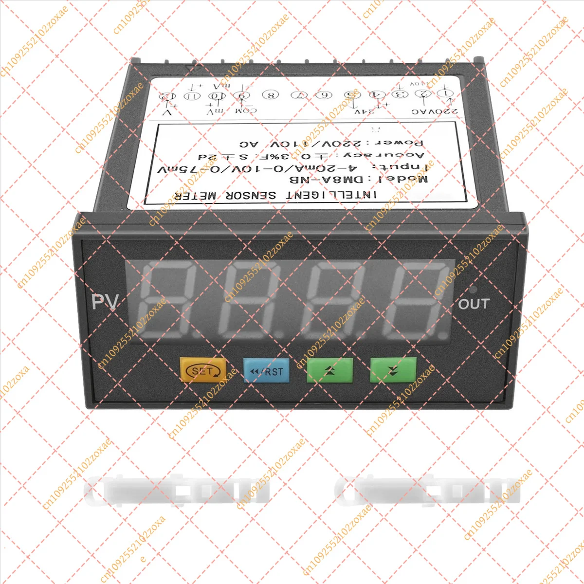 Digital Voltmeter Ammeter LED Display 0-75mV 4-20mA 0-10V Multi-Function Panel Meter Tester