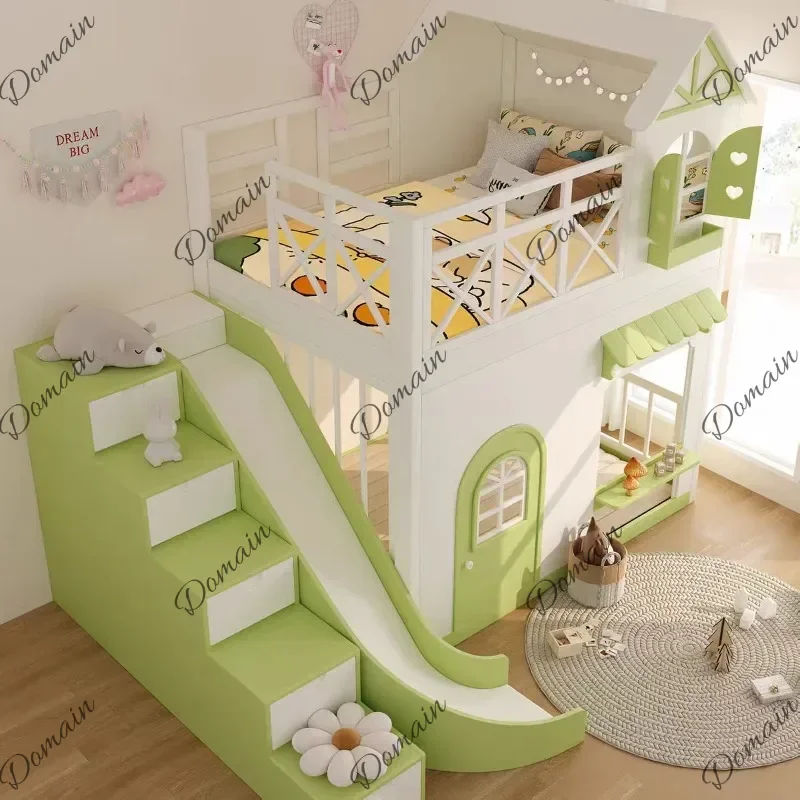 XY Modern Style Camas Infantiles Furniture Home Simple Normal Loft Kids Beds Double Decker Loft Single Design Children Beds Twin
