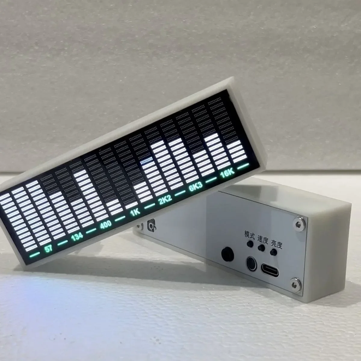 Electronic Voice Controlled Music Rhythm Pickup LED Ambient Light Car Audio Equipment