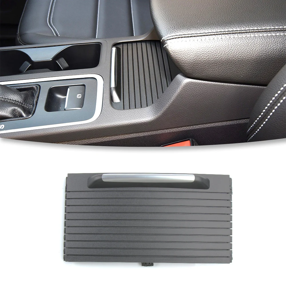 Brand New Car Storage Box Sliding Shutters Glove Box Slide Roller Cup Holder Roller Blinds Cover For Focus KUGA Escape 2017-2020