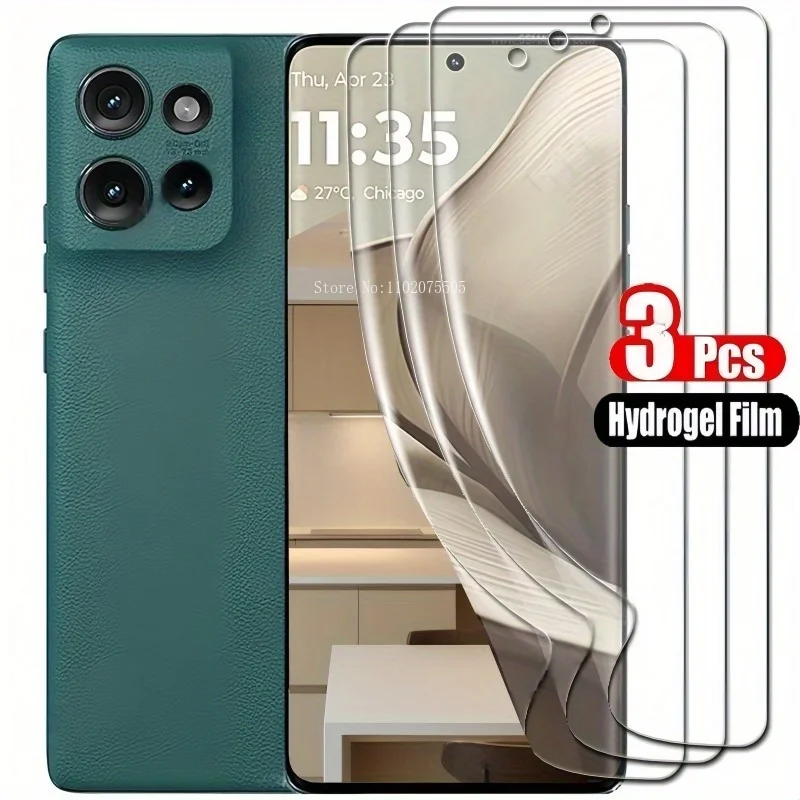 

3pcs HD Soft Hydrogel Film Screen Protector for Moto Edge 60 50 40 30 Ultra and Neo and Fusion and Stylus Model Series TPU Film