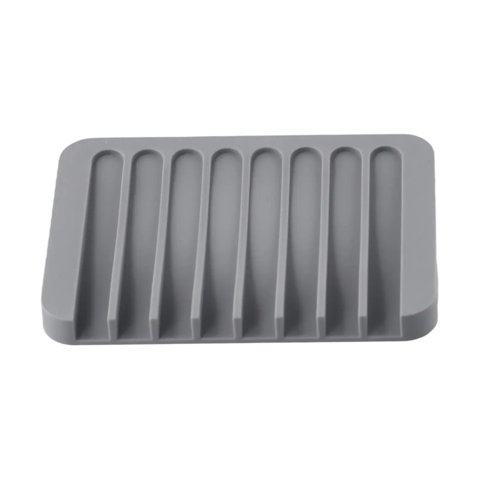 

Gray Soap Dishes Draining Soap Dishes Efficient Draining Design Silicone Self Draining Soap Dishes Soap Holder Saver Innovative