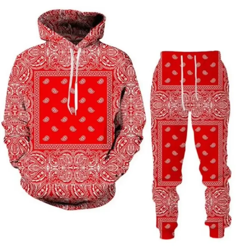 

Брюки + толстовки, бандана, толстовка с 3D принтом, костюм, мужские толстовки, спортивный костюм из двух предметов, мужская одежда