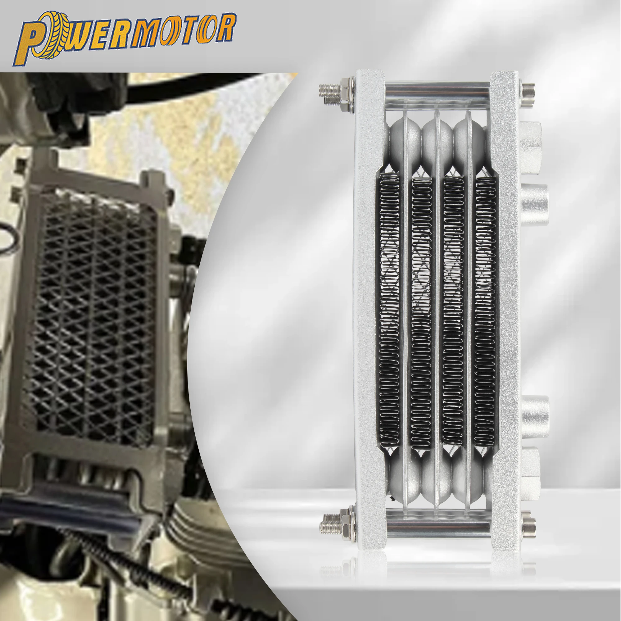 

Motocross Oil Cooler Oil Radiator Kit for 50 to 140cc for Honda Yamaha ATV Moped Scooter DirtBike Motocross Modified Accessories