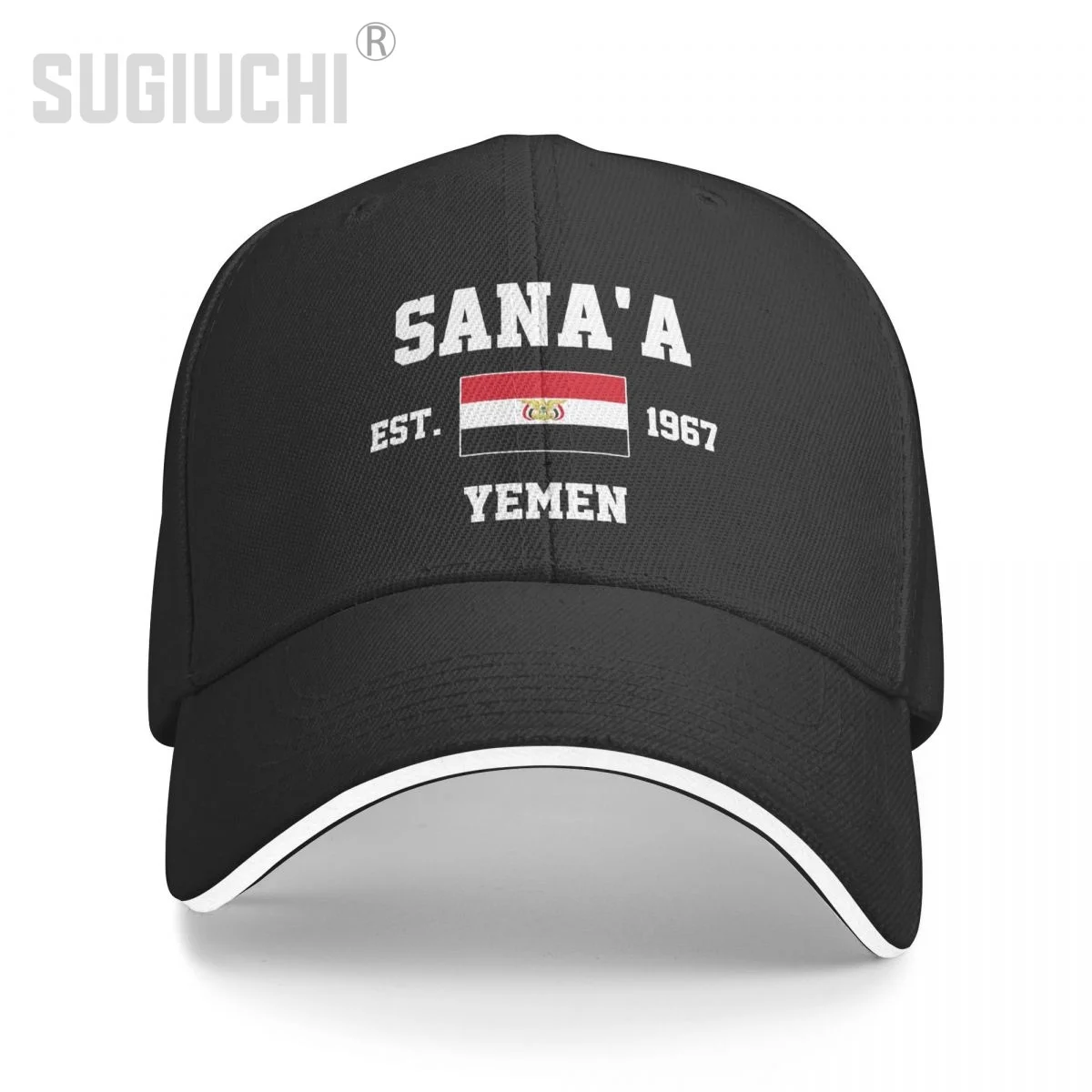 Baseball Cap Yemen EST.1967 Sana'a Capital Men Women Unisex Hip Hop Sandwich Caps Snapback Golf Hat Fishing