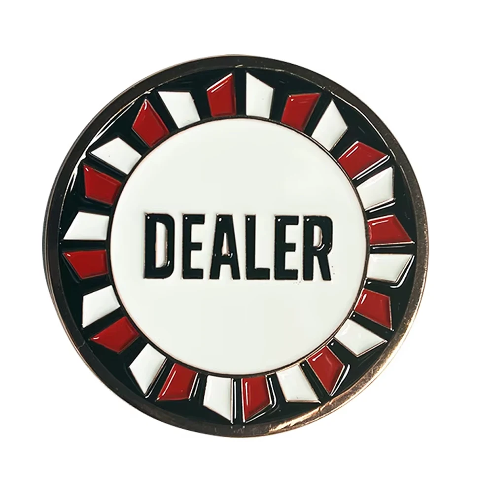 

56mm Metal Poker Button Texas Hold'em Poker Accessories Poker Presses Texas Hold'em Poker Chip Coins Game Collectible Coins