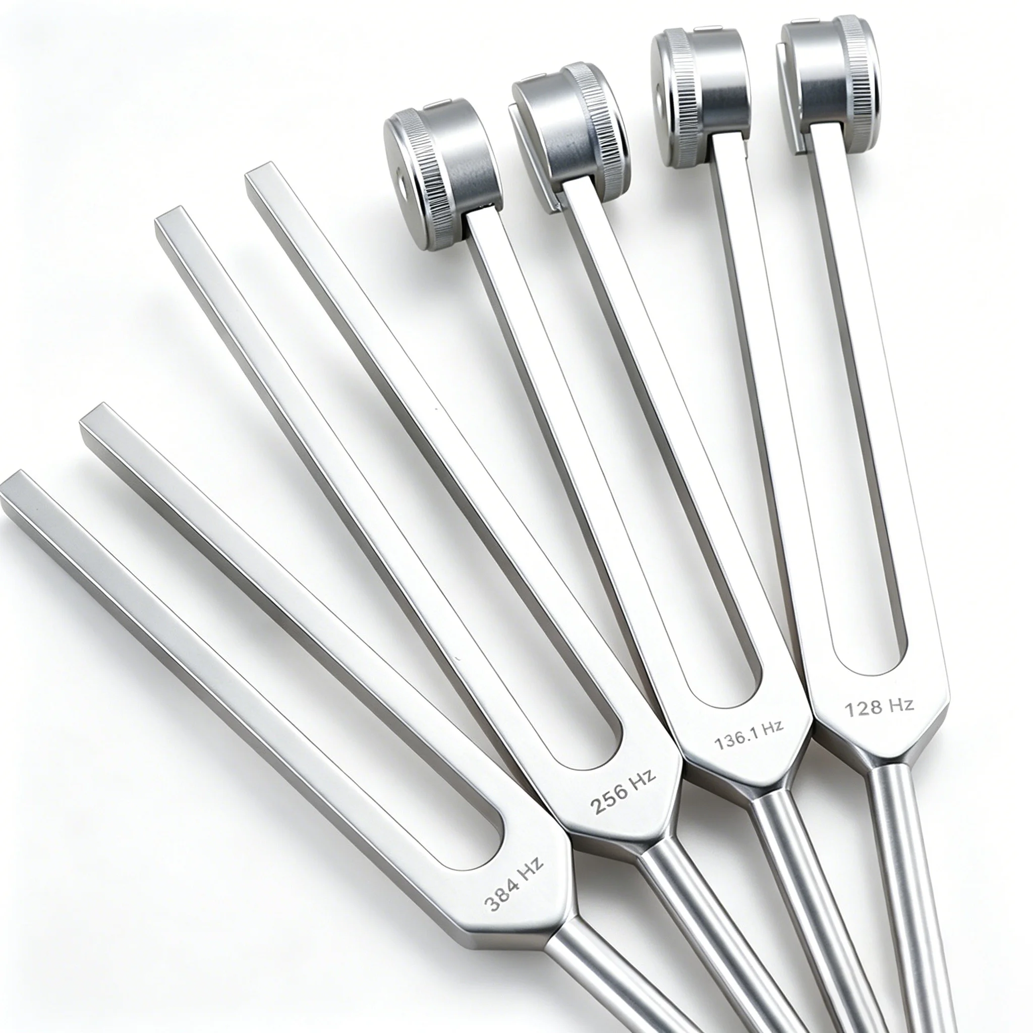 

Набор тюнинговых вилок из алюминиевого сплава с кожаными чехлами для хранения, для звуковой терапии, йоги, медитации