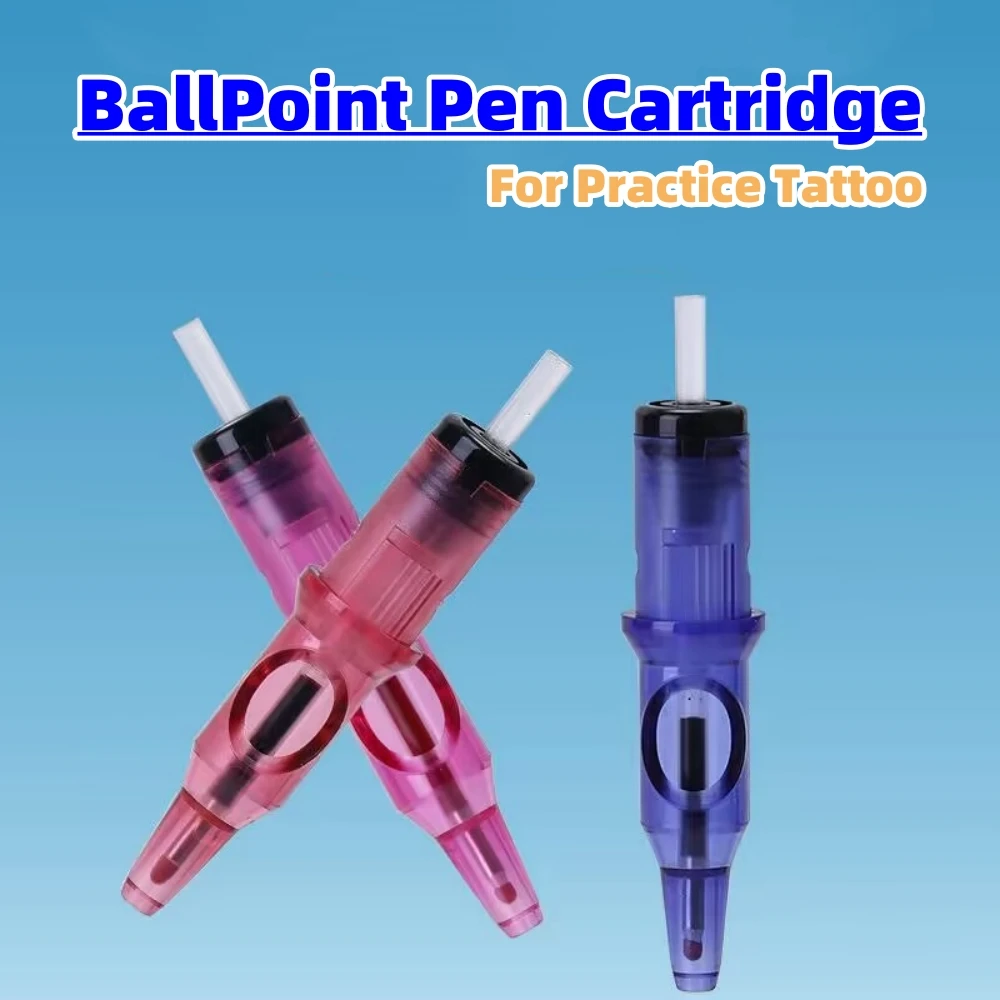 5/10/20PCS Tattoo Cartridge Needles Ballpoint Pen Drawing for Tattoo Pen Machine Tattoo Design Supply