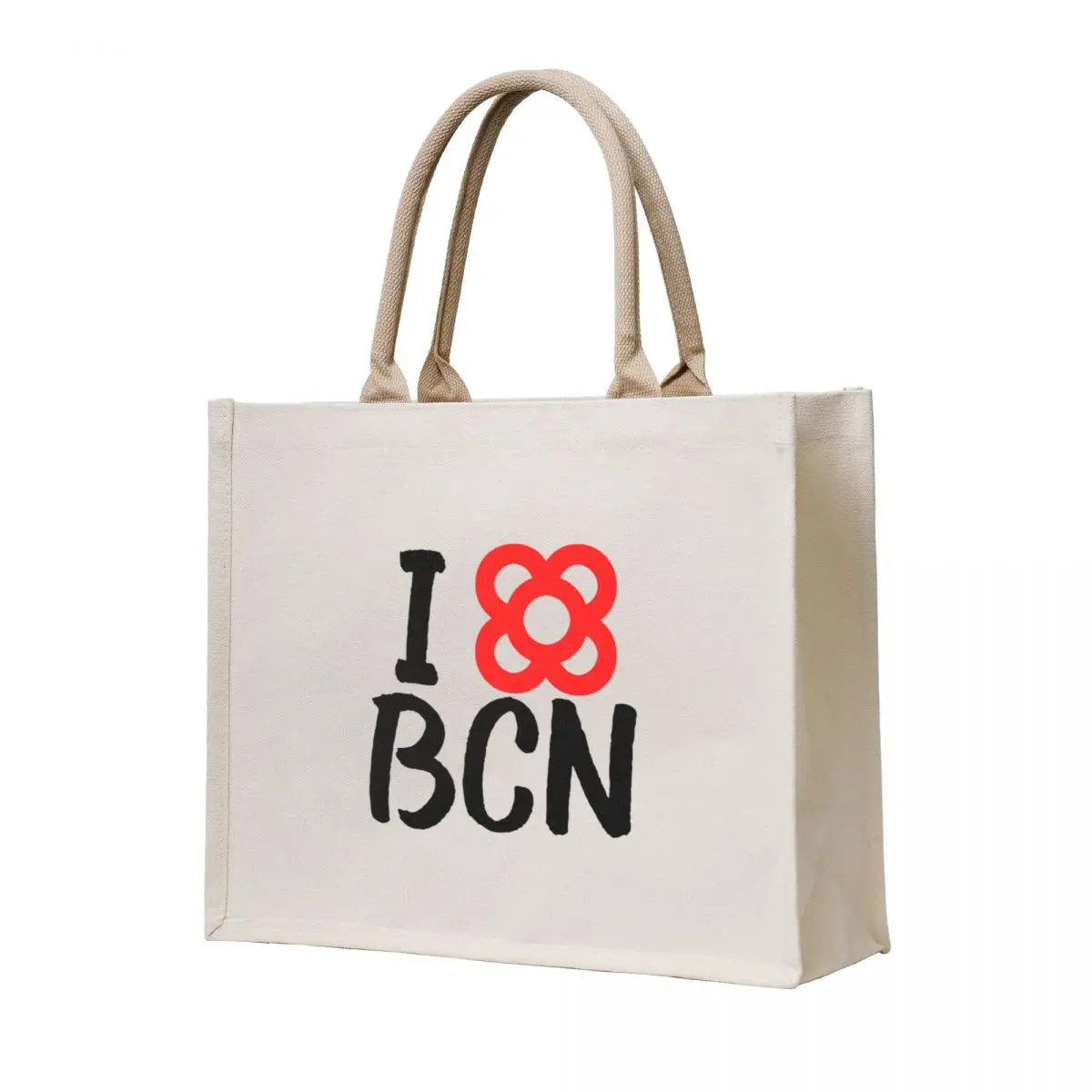 

I (panot) BCN Tote Bag canvas shopping bag tote bags aesthetic Women's shopping bag Gift bags
