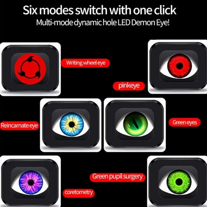 IP67 كتيمة LED الزجاج الإشعاعات طريقة متعددة وامض عدسة ABS للسيارات والدراجات النارية #5