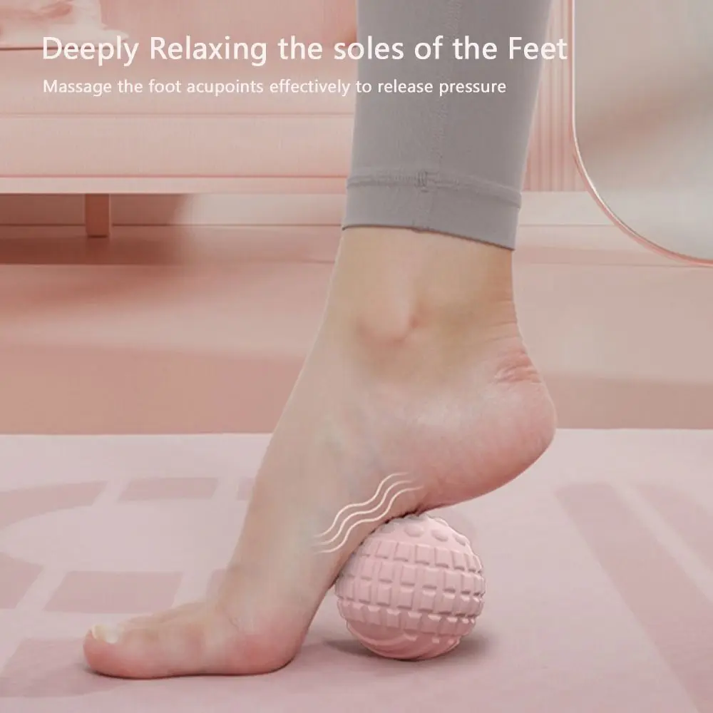 Afbeelding 4: Diepe massage fascia bal, verlicht stress, ontspan schouders, nek, voetmassagebal, compacte draagbare spiermassagebal