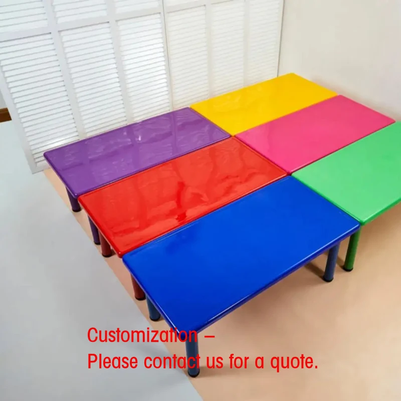 custom.Modern Kindergarten School Furniture Plastic Chair And Table Set
