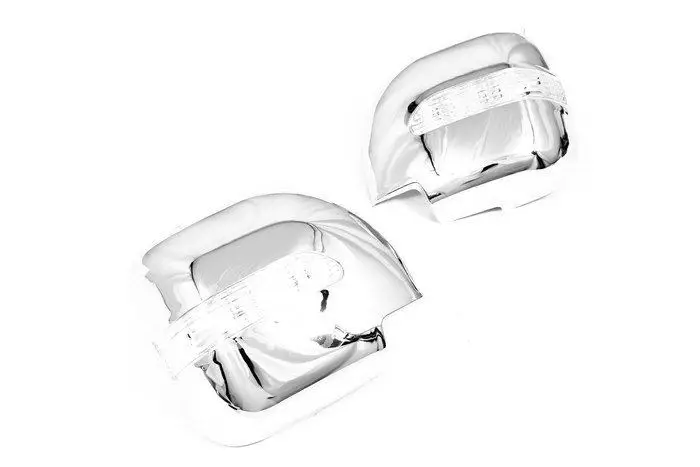 

Elegant Easy-Install Chrome Mirror Cover With LED Side Blinker for Mitsubishi Pajero / Shogun 00-05
