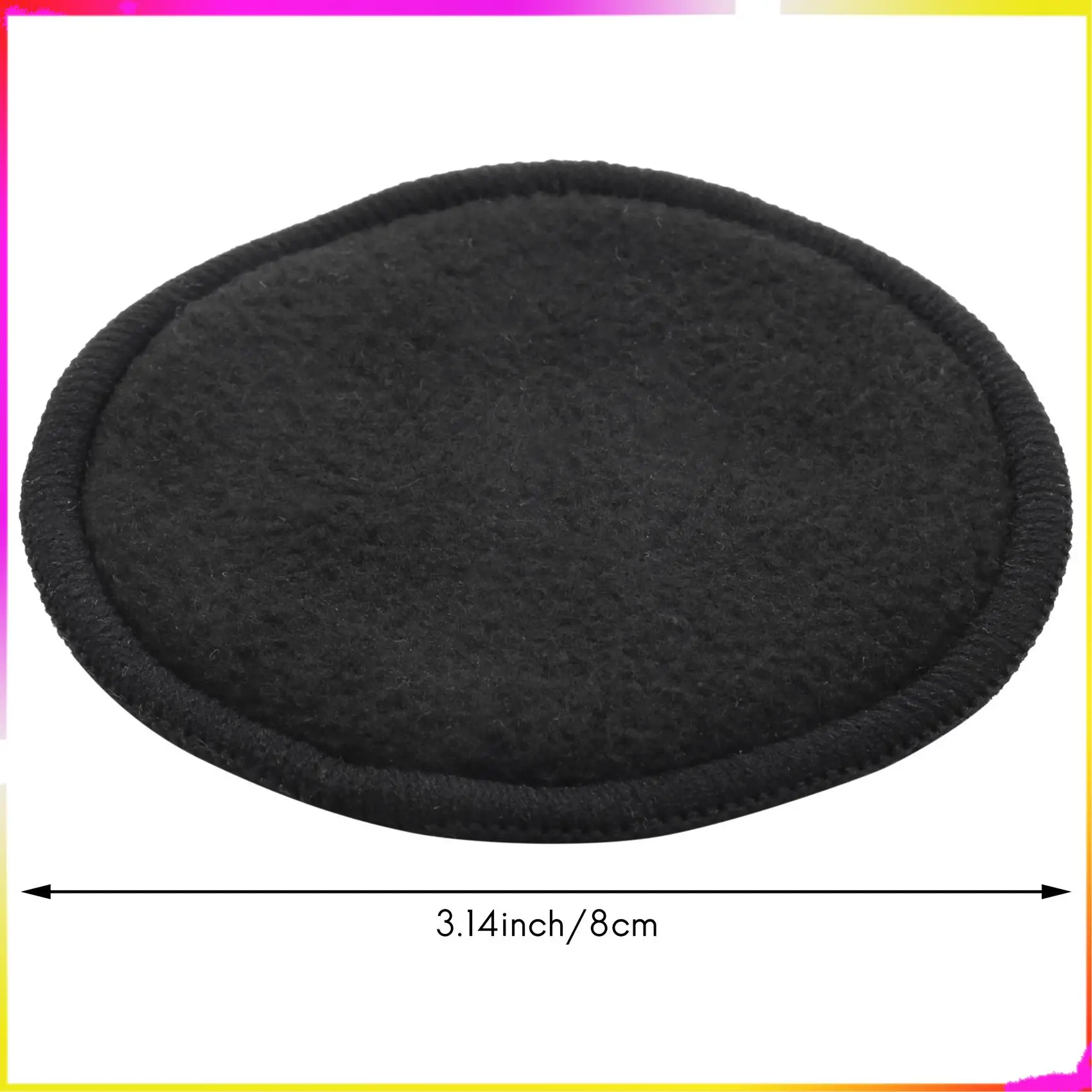 M04k 16 pçs reutilizáveis algodão de bambu compõem almofadas removedoras lavável camada tripla cuidados com a pele facial limpar almofadas almofada de limpeza com saco